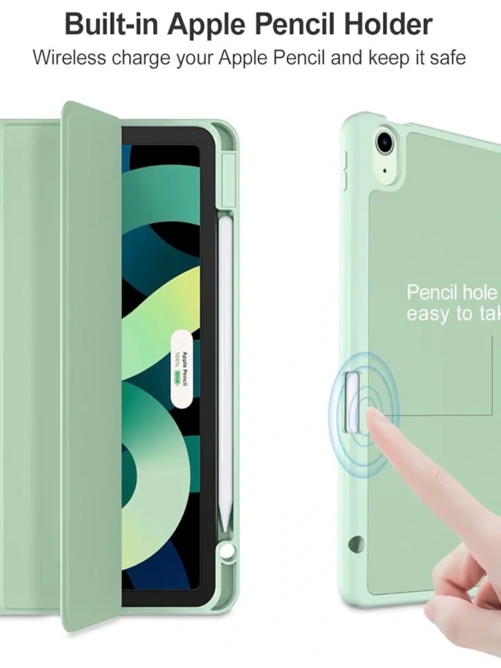 11 inch iPad Case - Matcha Green